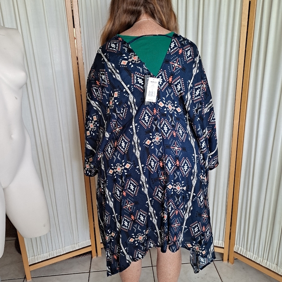 French Laundry beach cover up/cape 3x - Picture 2 of 3